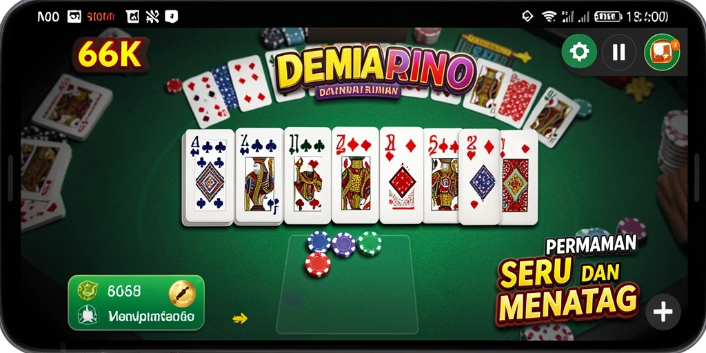 Tampilan screenshot gameplay seru di 66K.
