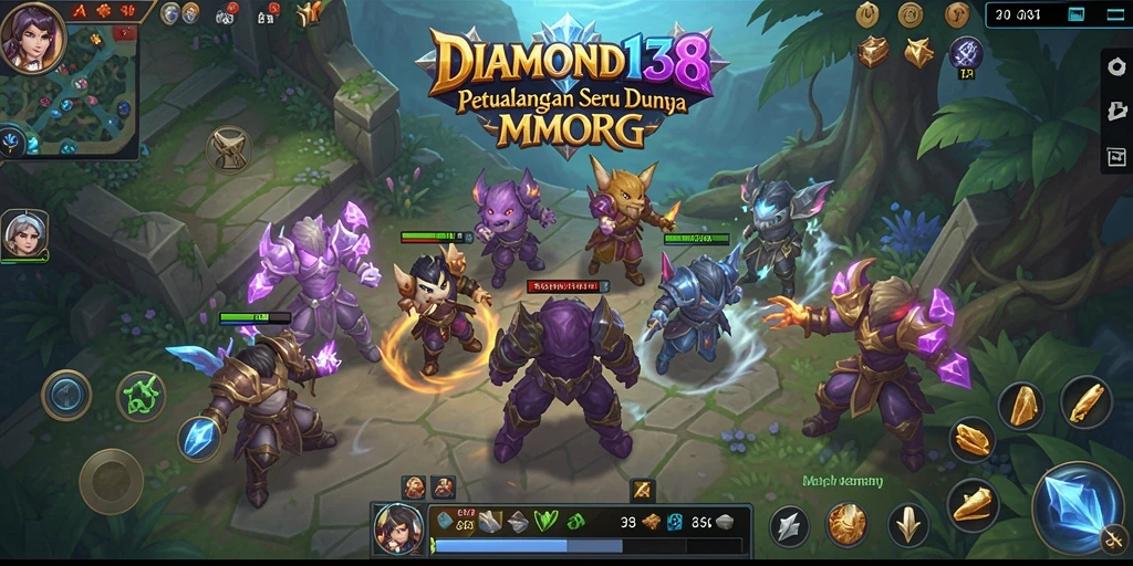 Tampilan gameplay DIAMOND138 yang seru dan menakjubkan.