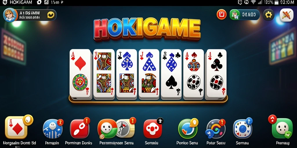 Tampilan gameplay HOKIGAME yang seru dan interaktif.