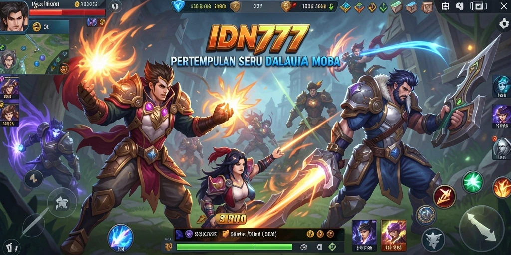 Tampilan gameplay yang seru dan strategi di IDN777.