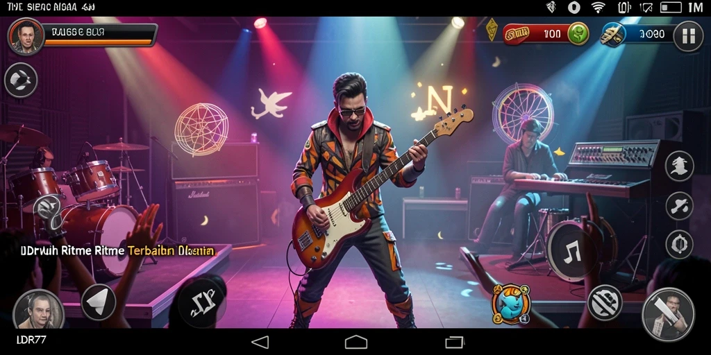 Tampilan gameplay IDR77 yang menarik dan interaktif saat memainkan musik.