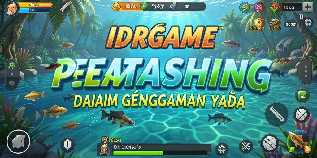 Gameplay memancing yang seru dan penuh warna dalam IDRGAME.