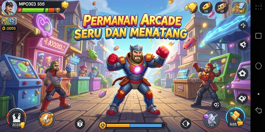 Tampilan seru gameplay game arcade MPO303 yang menantang.