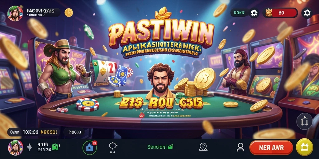 Tampilan menarik dari gameplay Kasino PASTIWIN yang seru.