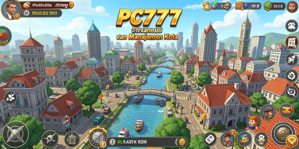 Screenshot gameplay PC777 dengan aksi pembangunan kota yang menegangkan.