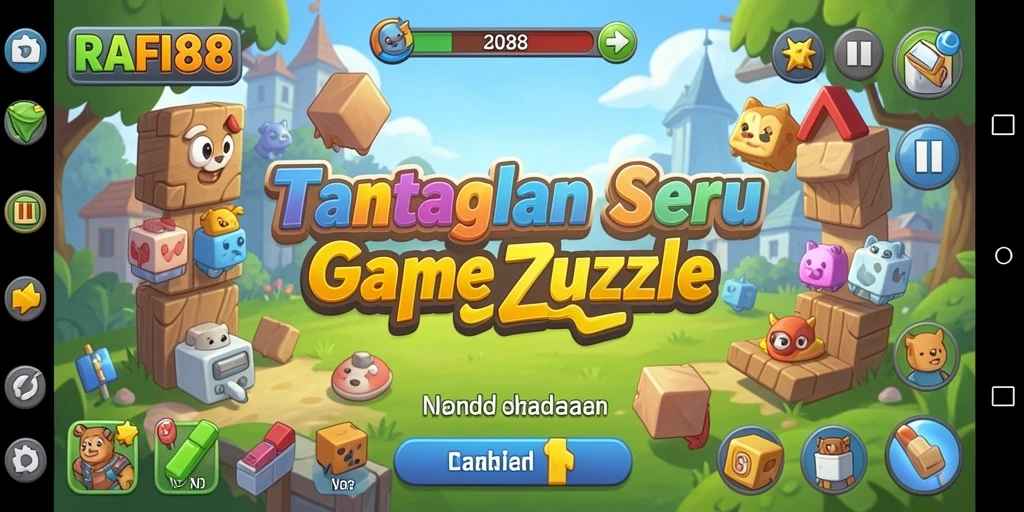 Tampilan gameplay RAFI88 dengan tantangan puzzle yang menarik.