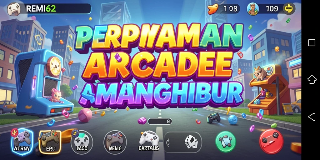 Tampilan gameplay seru dari REMI62 dengan berbagai tantangan.