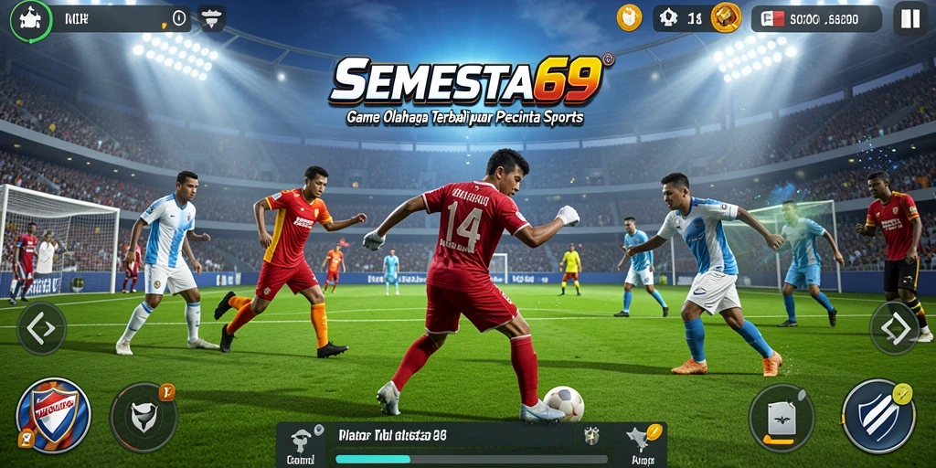 Tampilan menakjubkan dari gameplay SEMESTA69 saat pertandingan berlangsung.