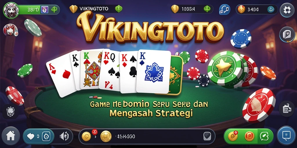 Tampilan gameplay seru dalam aplikasi VIKINGTOTO.